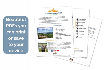Acadia Itinerary