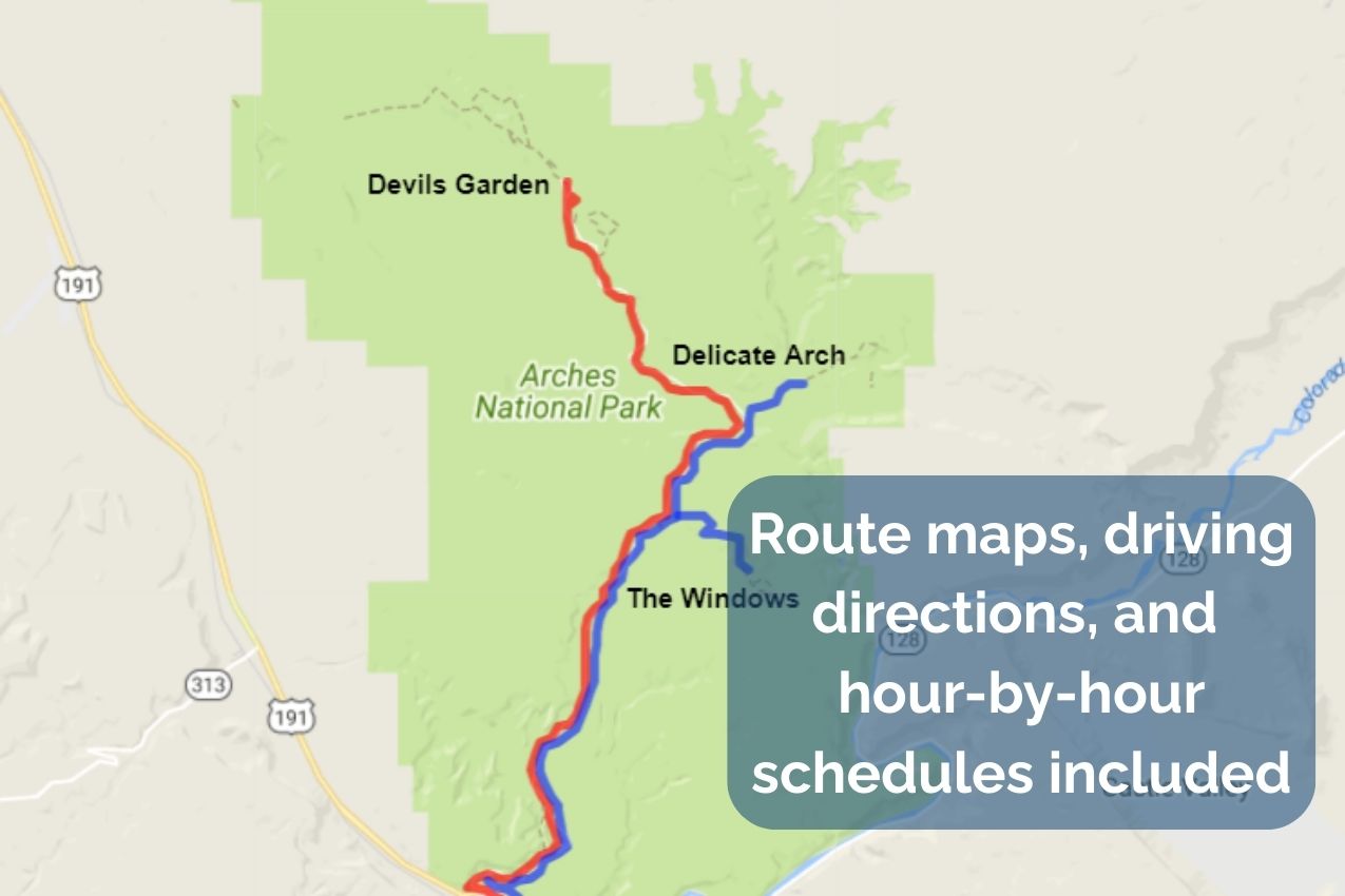 Arches Itinerary