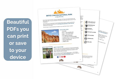 Bryce Canyon Itinerary