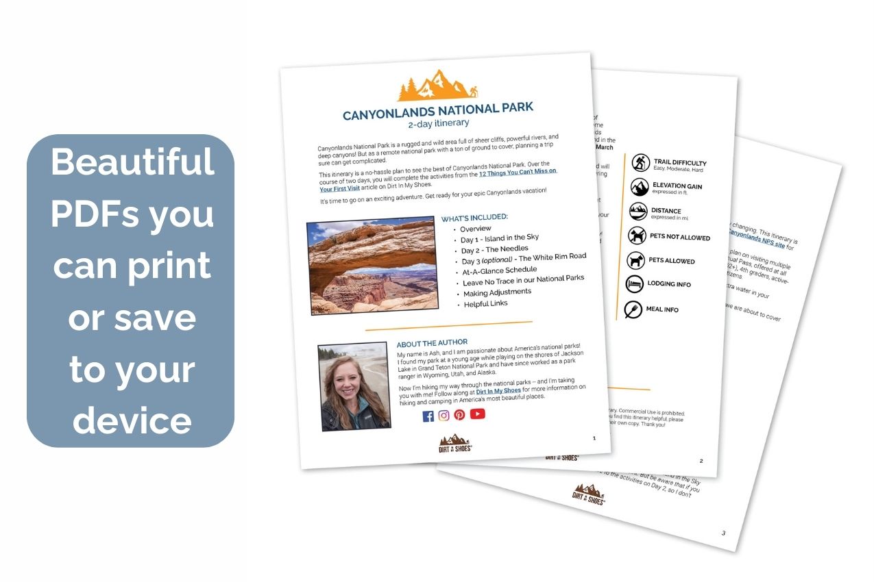 Canyonlands Itinerary