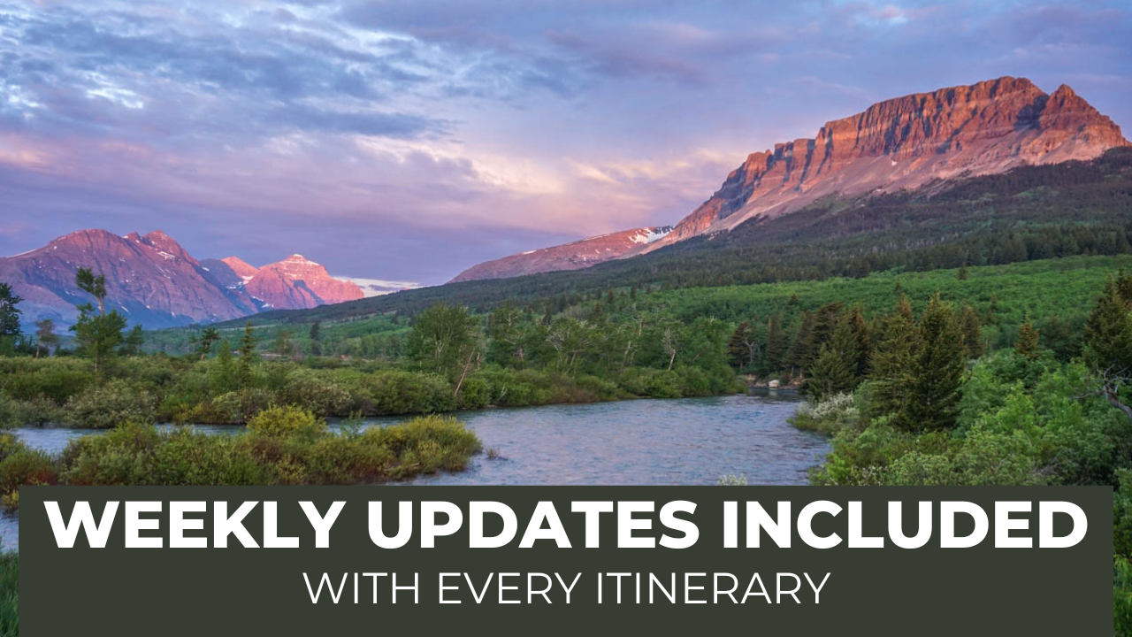 Load video: Current updates included with every itinerary!