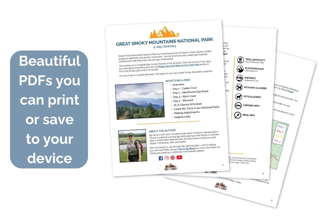 Great Smoky Mountains Itinerary