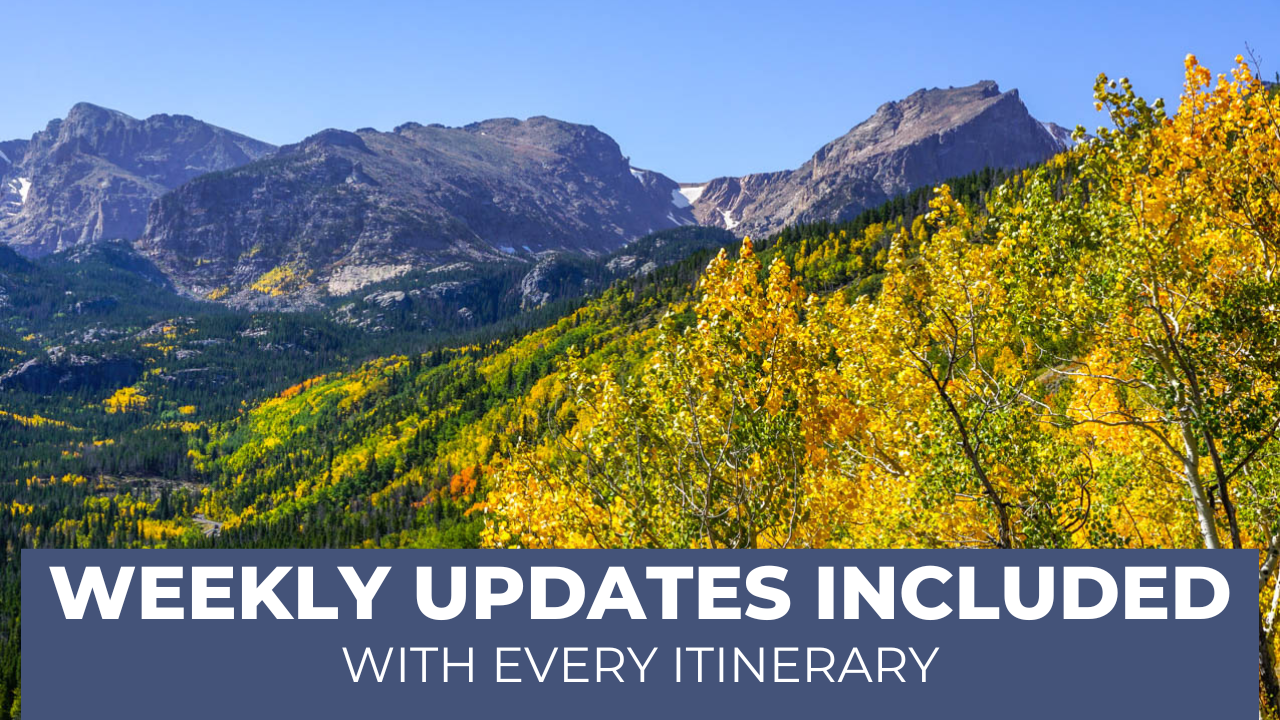 Load video: Current updates included with every itinerary!