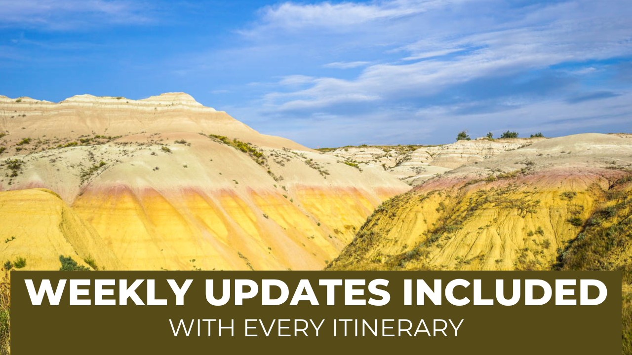 Load video: Current updates included with every itinerary!