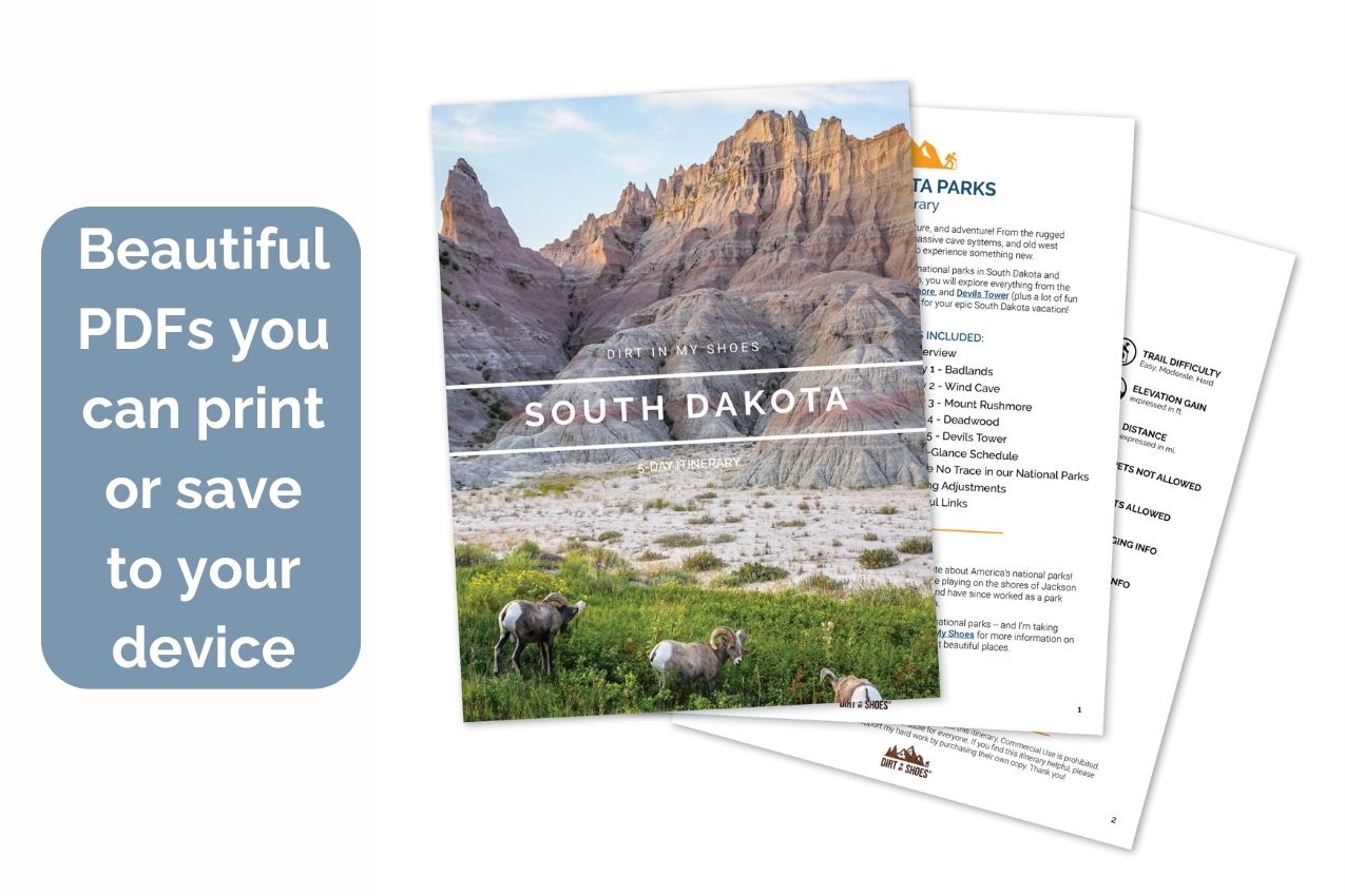 South Dakota Itinerary (Badlands, Mount Rushmore, and Wind Cave)