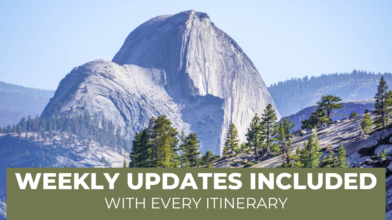 Load video: Current updates included with every itinerary!