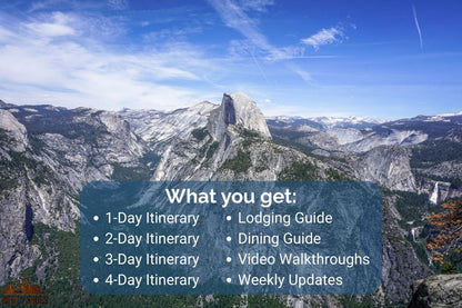 Yosemite Itinerary